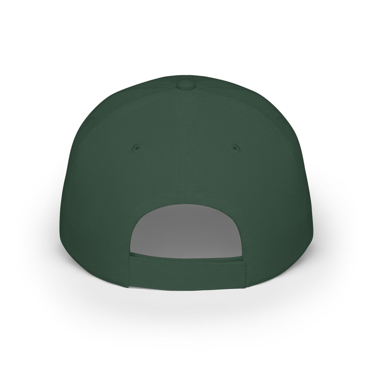 Low Profile Cap - Vintage Green Crest Embroidered Baseball Hat