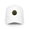 Low Profile Cap - Vintage Green Crest Embroidered Baseball Hat